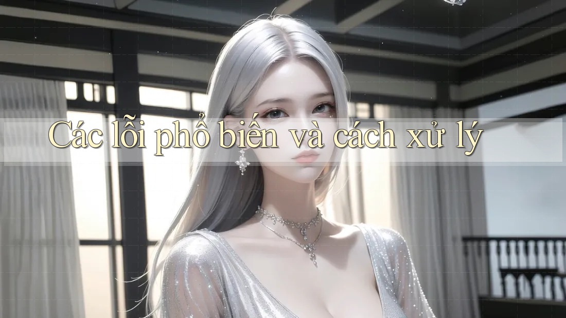 Các lỗi phổ biến và cách xử lý Các lỗi phổ biến và cách xử lý