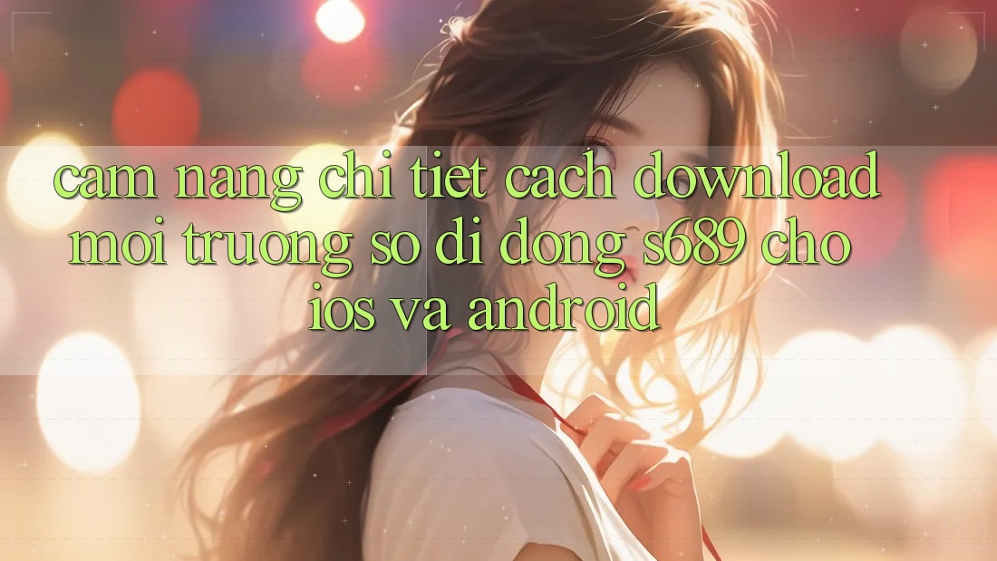 Cẩm nang Chi Tiết Cách Download Môi trường số di động s689 Cho iOS và Android Cẩm nang Chi Tiết Cách Download Môi trường số di động s689 Cho iOS và Android