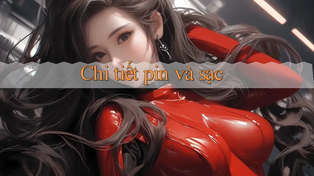Chi tiết pin và sạc Chi tiết pin và sạc