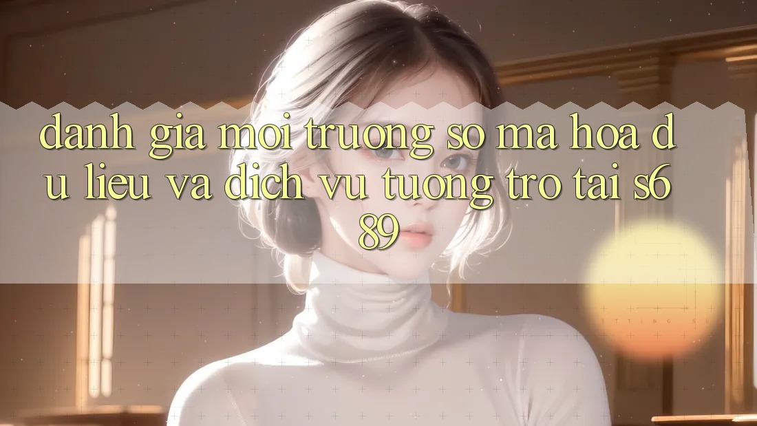Đánh Giá Môi trường số Mã hóa dữ liệu Và Dịch Vụ Tương trợ Tại s689