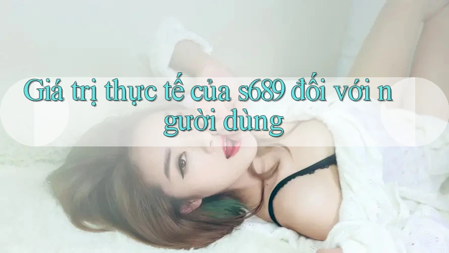 Giá trị thực tế của s689 đối với người dùng