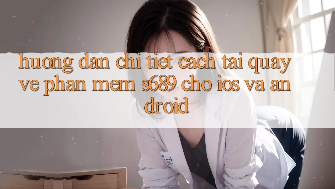 Hướng Dẫn Chi Tiết Cách Tải quay về Phần mềm s689 Cho iOS và Android Hướng Dẫn Chi Tiết Cách Tải quay về Phần mềm s689 Cho iOS và Android