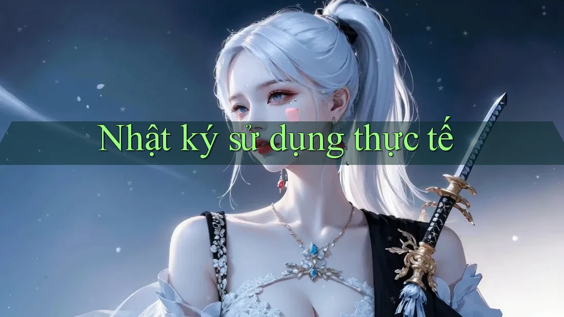 Nhật ký sử dụng thực tế Nhật ký sử dụng thực tế