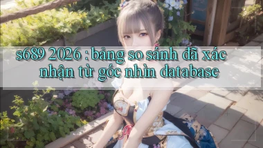 s689 2026 bảng so sánh đã xác nhận từ góc nhìn database