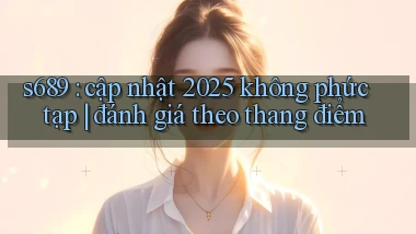 s689 cập nhật 2025 không phức tạp đánh giá theo thang điểm