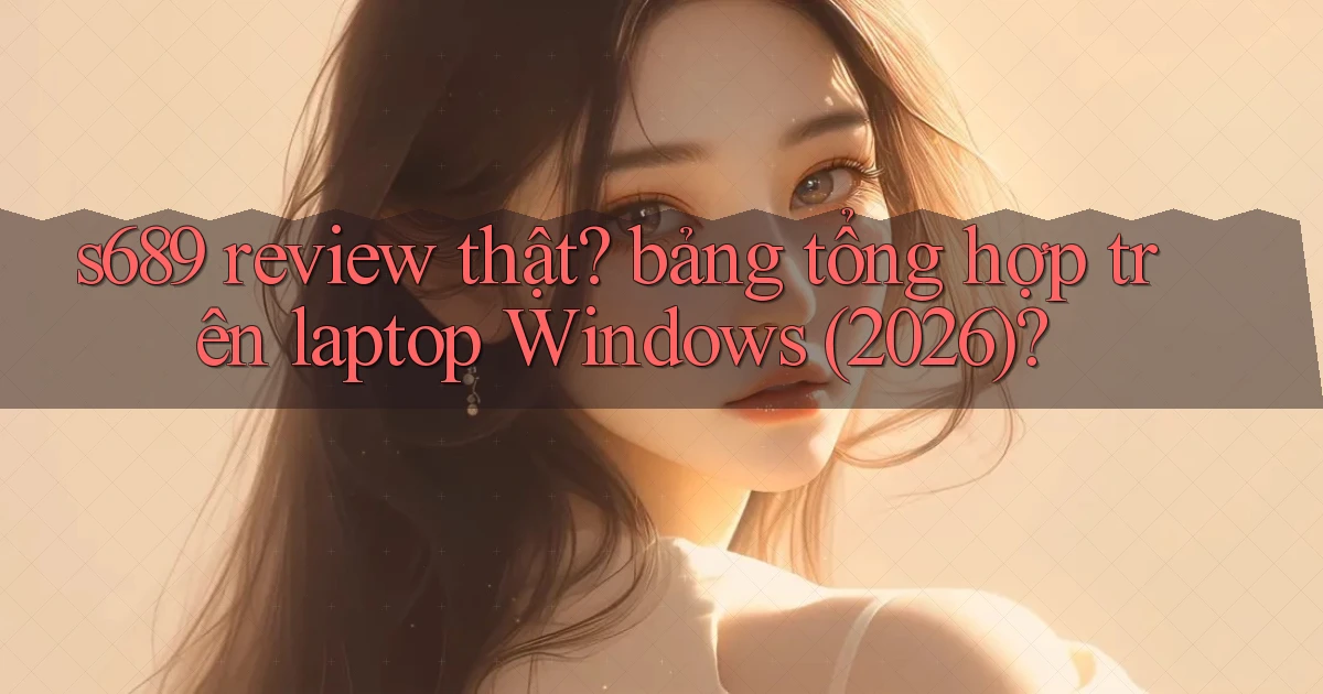 s689 review thật bảng tổng hợp trên laptop Windows (2026)
