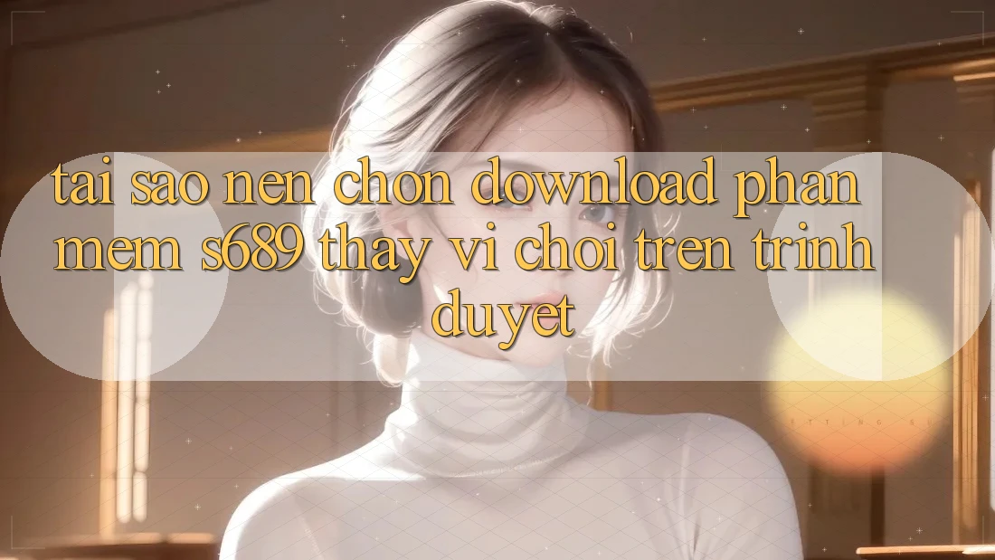 Tại Sao Nên Chọn Download Phần mềm s689 Thay Vì Chơi Trên Trình Duyệt? Tại Sao Nên Chọn Download Phần mềm s689 Thay Vì Chơi Trên Trình Duyệt?