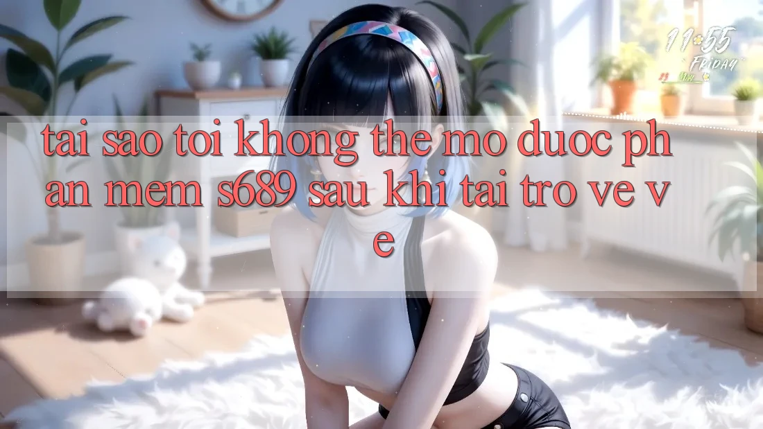 Tại sao tôi không thể mở được phần mềm s689 sau khi tải trở về về?