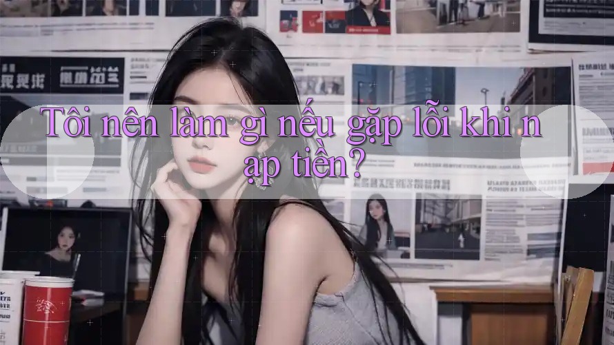 Tôi nên làm gì nếu gặp lỗi khi nạp tiền?
