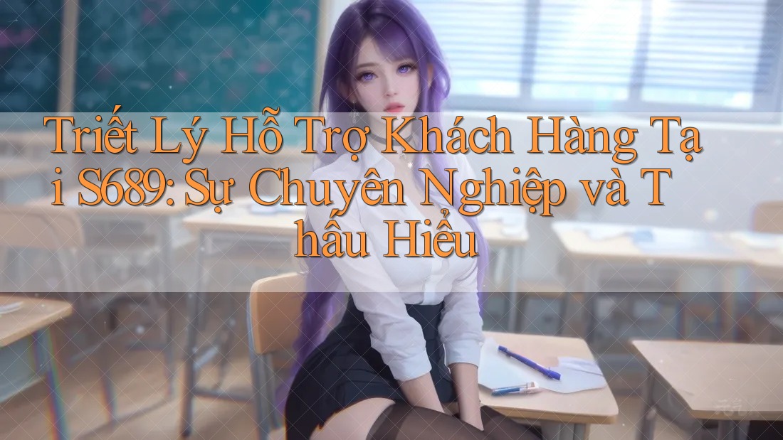 Triết Lý Hỗ Trợ Khách Hàng Tại S689: Sự Chuyên Nghiệp và Thấu Hiểu Triết Lý Hỗ Trợ Khách Hàng Tại S689: Sự Chuyên Nghiệp và Thấu Hiểu